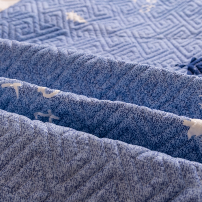 91家纺网 家纺一手货源 找家纺 梦舒羽2025新款夹棉花边双人枕套单人加厚长款枕芯套 麋鹿森林