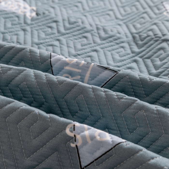 91家纺网 家纺一手货源 找家纺 梦舒羽2025新款夹棉花边双人枕套单人加厚长款枕芯套 三角星