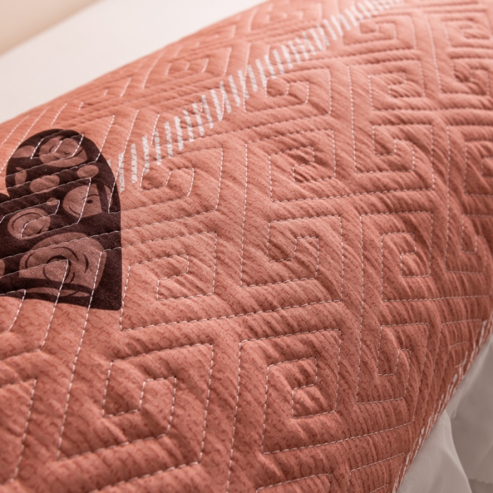 91家纺网 家纺一手货源 找家纺 梦舒羽2025新款夹棉花边双人枕套单人加厚长款枕芯套 心生活