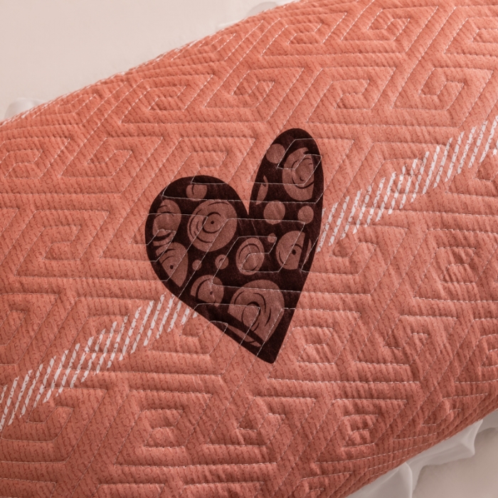 91家纺网 家纺一手货源 找家纺 梦舒羽2025新款夹棉花边双人枕套单人加厚长款枕芯套 心生活