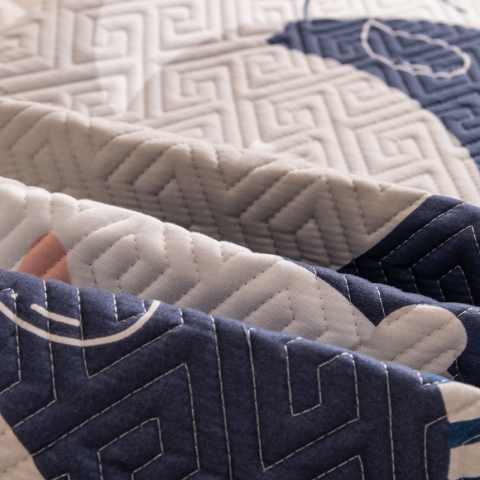 91家纺网 家纺一手货源 找家纺 梦舒羽2025新款夹棉花边双人枕套单人加厚长款枕芯套 月亮宝宝