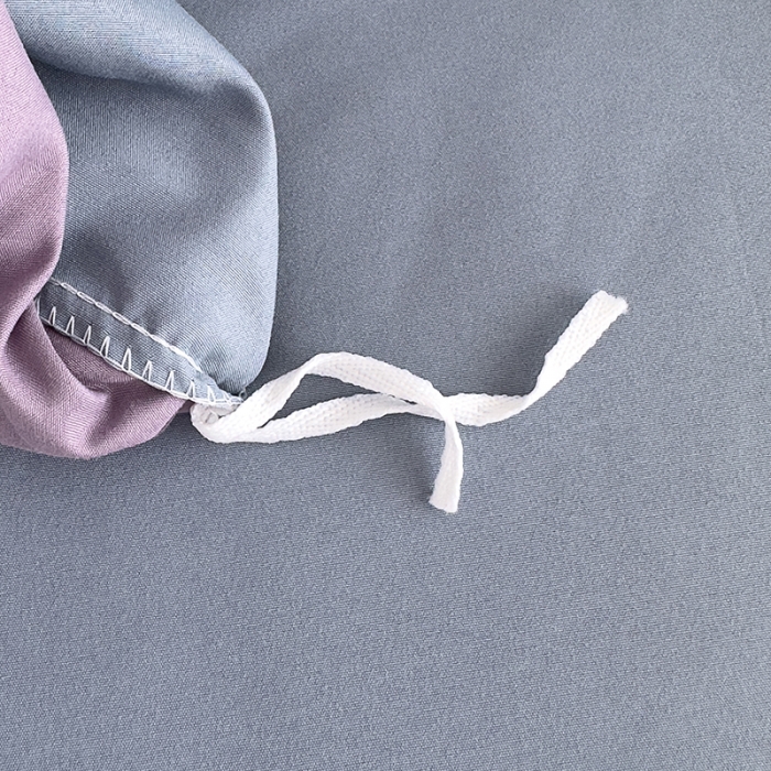 91家纺网 家纺一手货源 找家纺 曼谷 贴布绣四件套小怪兽柔软磨毛床上用品水洗棉套件 小怪兽-香芋海盐