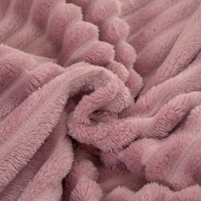 91家纺网 家纺一手货源 找家纺 卡琪曼 2023新款魔法绒毯子毛毯盖毯 豆沙