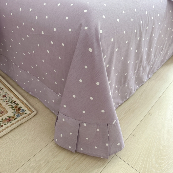 91家纺网 家纺一手货源 找家纺 棉生活 2025新款洛丽塔花边款全棉四件套 蕊珠