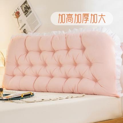 91家纺网 家纺一手货源 找家纺 （总）碧尔家居 2025新款阳光加高新纯色床头靠垫软包靠背抱枕