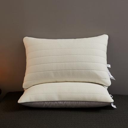 91家纺网 家纺一手货源 找家纺 乐可 2023新款AB面全棉针织酒店乳胶枕 酒店乳胶枕-高