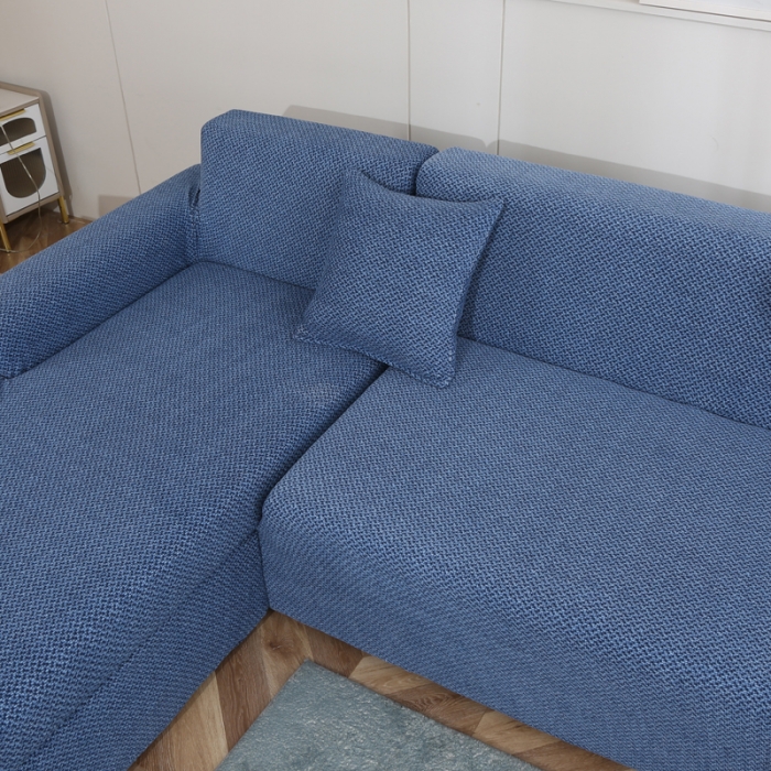 91家纺网 家纺一手货源 找家纺 兴妮雅家纺 雪尼尔贵妃全包沙发笠弹力全包冬季加厚沙发坐垫套 宝蓝