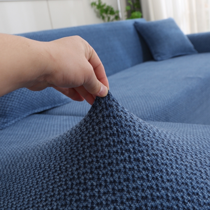 91家纺网 家纺一手货源 找家纺 兴妮雅家纺 雪尼尔贵妃全包沙发笠弹力全包冬季加厚沙发坐垫套 宝蓝