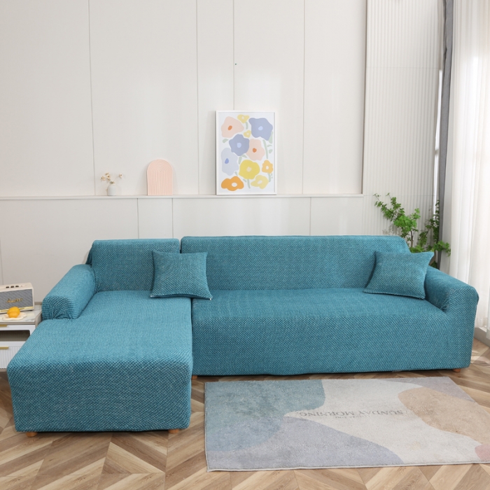 91家纺网 家纺一手货源 找家纺 兴妮雅家纺 2023新款雪尼尔贵妃全包沙发笠弹力全包冬季加厚沙发坐垫套 翡绿