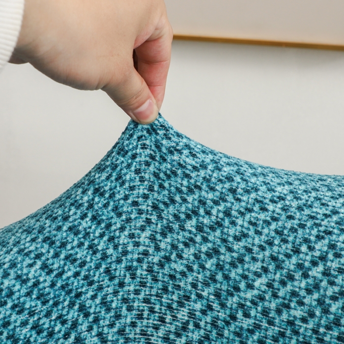 91家纺网 家纺一手货源 找家纺 兴妮雅家纺 2023新款雪尼尔环形沙发沙发笠弹力全包冬季加厚沙发坐垫套 翡绿