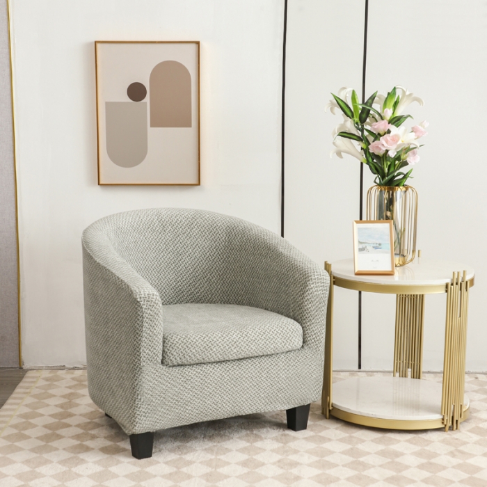 91家纺网 家纺一手货源 找家纺 兴妮雅家纺 2023新款雪尼尔环形沙发沙发笠弹力全包冬季加厚沙发坐垫套 浅豆绿