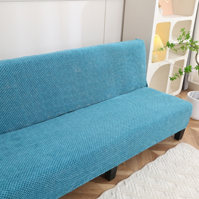 91家纺网 家纺一手货源 找家纺 兴妮雅家纺 2023新款雪尼尔沙发床沙发笠弹力全包冬季加厚沙发坐垫套 翡绿