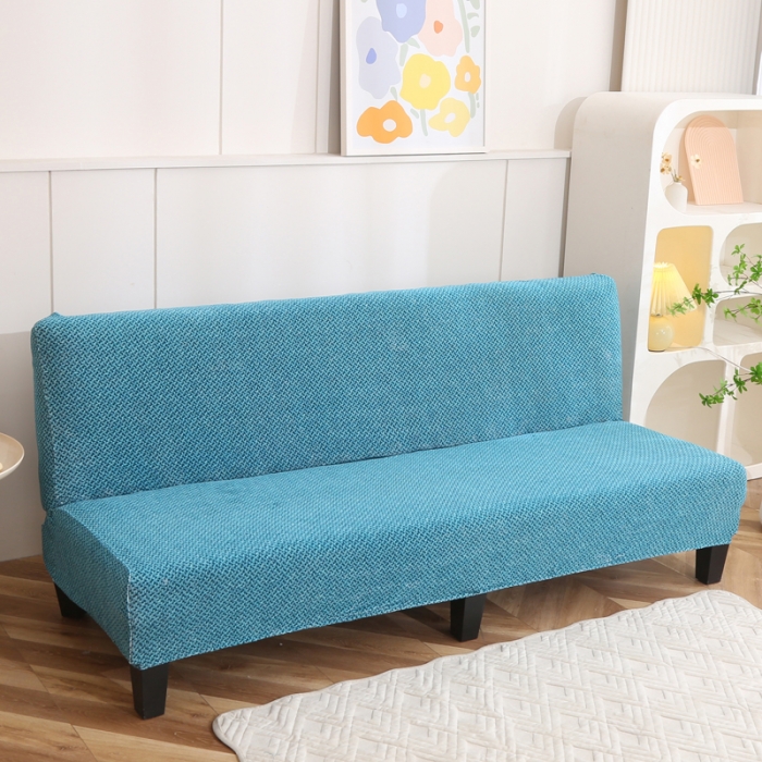 91家纺网 家纺一手货源 找家纺 兴妮雅家纺 2023新款雪尼尔沙发床沙发笠弹力全包冬季加厚沙发坐垫套 翡绿