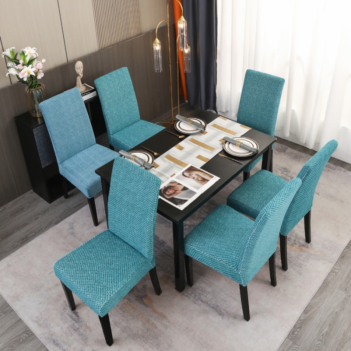 91家纺网 家纺一手货源 找家纺 兴妮雅家纺 2023新款雪尼尔椅子套沙发笠弹力全包冬季加厚沙发坐垫套 翡绿