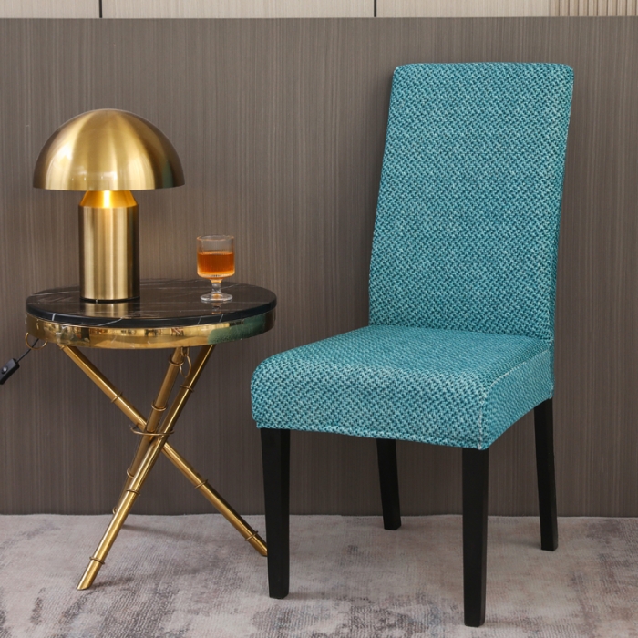 91家纺网 家纺一手货源 找家纺 兴妮雅家纺 2023新款雪尼尔椅子套沙发笠弹力全包冬季加厚沙发坐垫套 翡绿