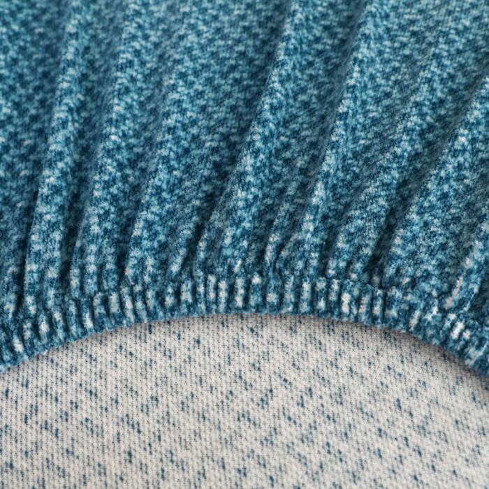 91家纺网 家纺一手货源 找家纺 兴妮雅家纺 2023新款雪尼尔椅子套沙发笠弹力全包冬季加厚沙发坐垫套 湖蓝