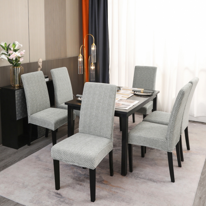 91家纺网 家纺一手货源 找家纺 兴妮雅家纺 2023新款雪尼尔椅子套沙发笠弹力全包冬季加厚沙发坐垫套 浅豆绿