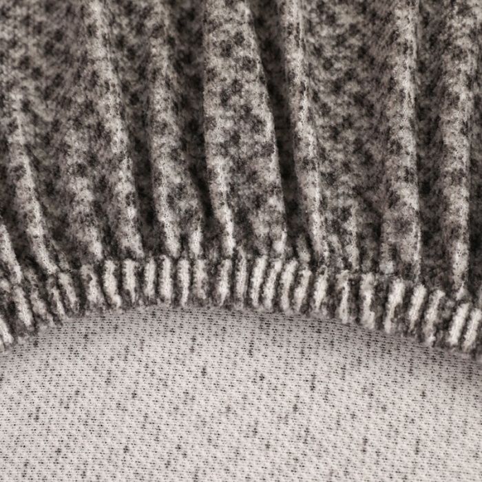 91家纺网 家纺一手货源 找家纺 兴妮雅家纺 2023新款雪尼尔椅子套沙发笠弹力全包冬季加厚沙发坐垫套 浅灰