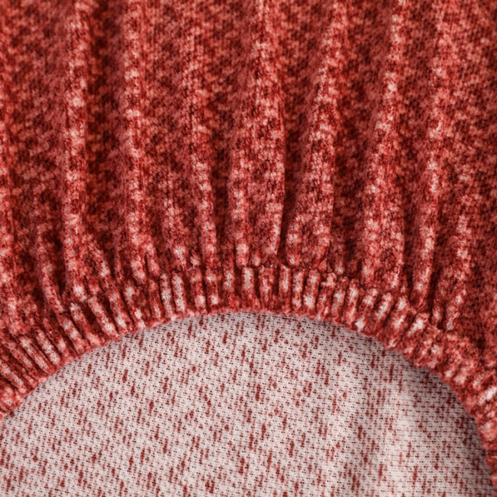 91家纺网 家纺一手货源 找家纺 兴妮雅家纺 2023新款雪尼尔椅子套沙发笠弹力全包冬季加厚沙发坐垫套 砖红