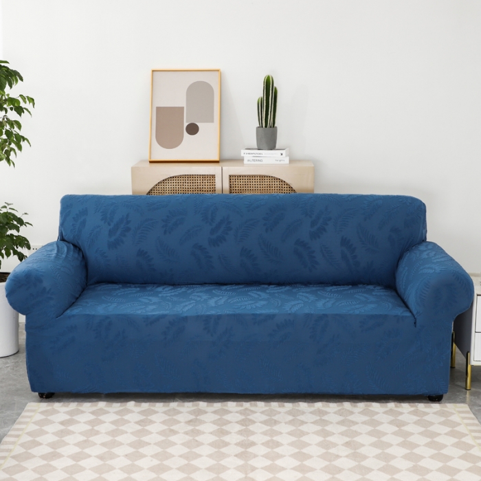 91家纺网 家纺一手货源 找家纺 （总）兴妮雅2023新款大树叶防水弹力沙发笠立体浮雕提花组合沙发套