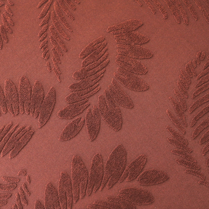 91家纺网 家纺一手货源 找家纺 兴妮雅2023新款大树叶防水弹力沙发笠立体浮雕提花组合沙发套 咖啡