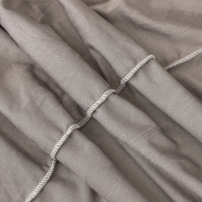 91家纺网 家纺一手货源 找家纺 兴妮雅2023新款大树叶防水弹力沙发笠立体浮雕提花组合沙发套 浅灰