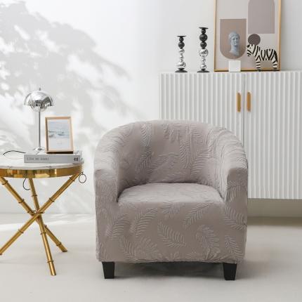 91家纺网 家纺一手货源 找家纺 （总）兴妮雅2023新款大树叶防水弹力立体浮雕提花圆沙发套