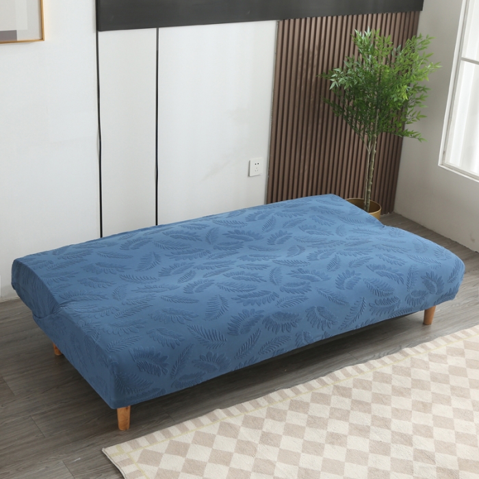 91家纺网 家纺一手货源 找家纺 （总）兴妮雅2023新款大树叶方式弹力立体浮雕提花沙发床套