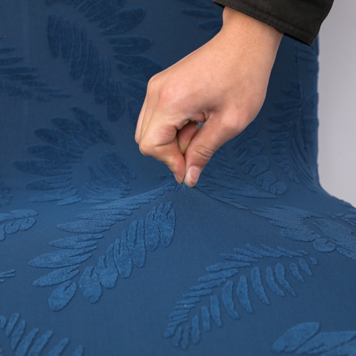 91家纺网 家纺一手货源 找家纺 （总）兴妮雅2023新款大树叶防水弹力立体浮雕提花椅子套