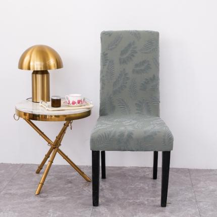 91家纺网 家纺一手货源 找家纺 兴妮雅2023新款大树叶防水弹力立体浮雕提花椅子套 抹茶绿