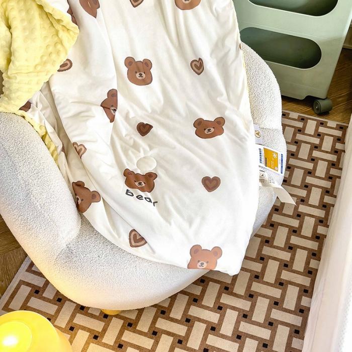 91家纺网 家纺一手货源 找家纺 绒梦里 A类有氨小凉皮印花凉感冰豆豆夏被直播爆款夏凉被空调被