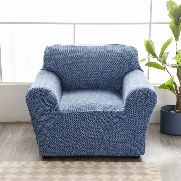 91家纺网 家纺一手货源 找家纺 兴妮雅家纺 2023新款雪尼尔组合沙发沙发笠弹力全包冬季加厚沙发坐垫套 宝蓝