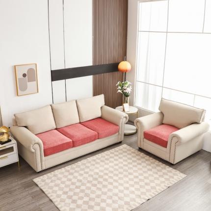 91家纺网 家纺一手货源 找家纺 总兴妮雅家纺 2023新款雪尼尔坐垫套沙发笠弹力全包冬季加厚沙发坐垫套