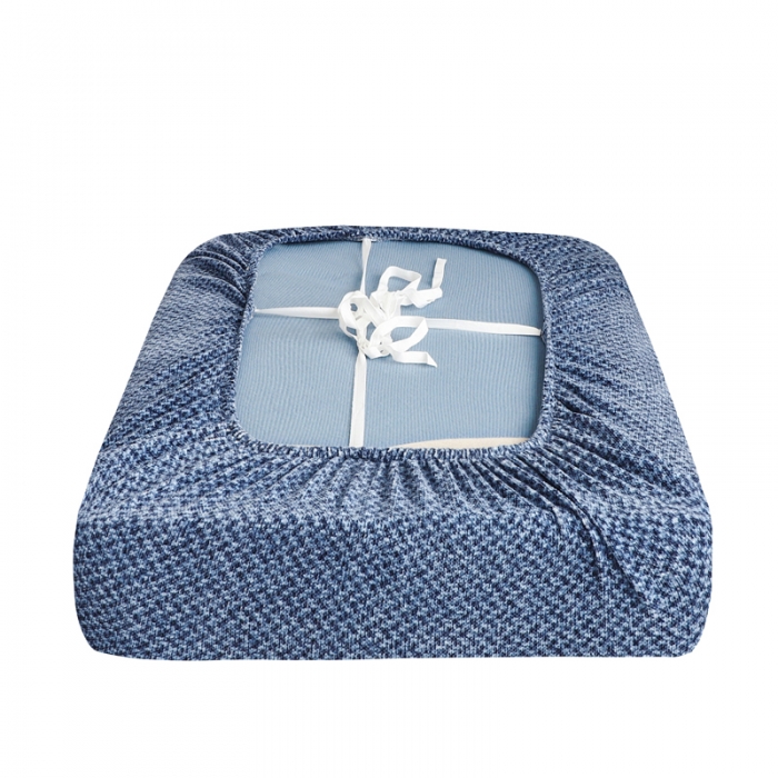 91家纺网 家纺一手货源 找家纺 兴妮雅家纺 2023新款雪尼尔坐垫套沙发笠弹力全包冬季加厚沙发坐垫套 宝蓝