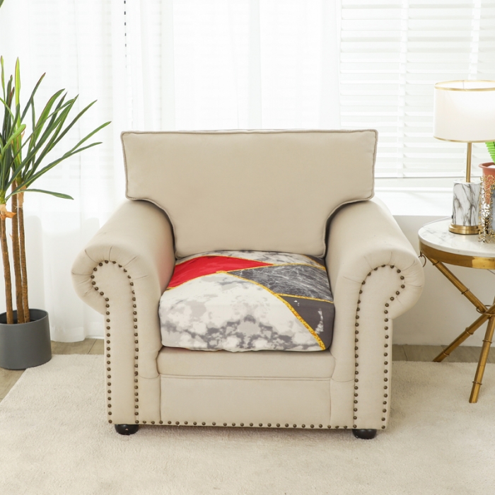 91家纺网 家纺一手货源 找家纺 兴妮雅家纺 2022新款四季款坐垫套 乐享生活-红