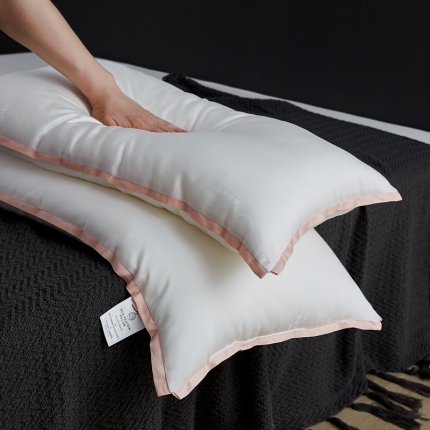 91家纺网 家纺一手货源 找家纺 （总）乐可 2023新款真丝蛋白蚕蛹枕 枕头枕芯