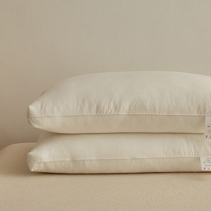 91家纺网 家纺一手货源 找家纺 （总）乐可 2023新款日系水洗枕 枕头枕芯