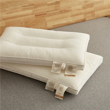 91家纺网 家纺一手货源 找家纺 （总）乐可 2023新款A类全棉蚕咝枕 枕头枕芯