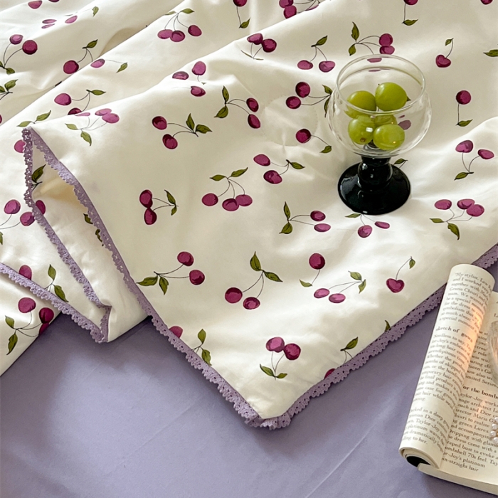 91家纺网 家纺一手货源 找家纺 （总）棉眠 2023新款全棉印花小碎花夏被