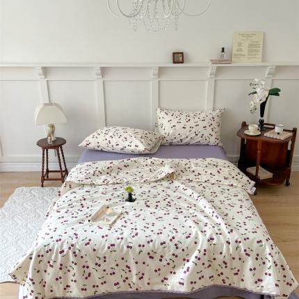 91家纺网 家纺一手货源 找家纺 （总）棉眠 2023新款全棉印花小碎花夏被