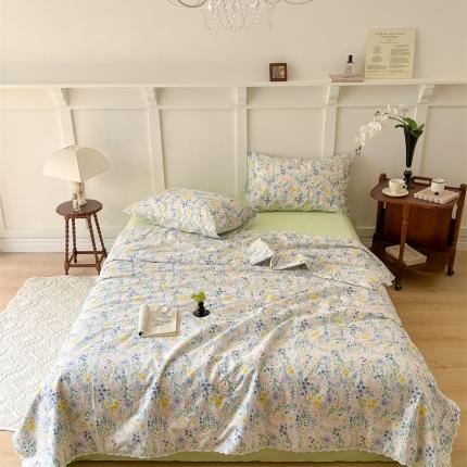 91家纺网 家纺一手货源 找家纺 （总）棉眠 2023新款全棉印花小碎花夏被