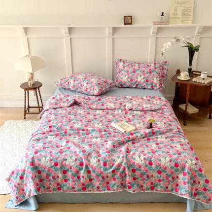 91家纺网 家纺一手货源 找家纺 （总）棉眠 2023新款全棉印花小碎花夏被