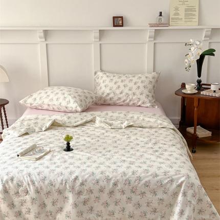 91家纺网 家纺一手货源 找家纺 （总）棉眠 2023新款全棉印花小碎花夏被