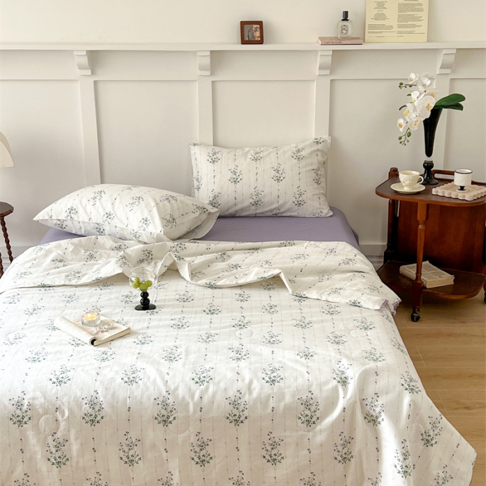 91家纺网 家纺一手货源 找家纺 棉眠 2023 全棉夏被 罗马假日夏被