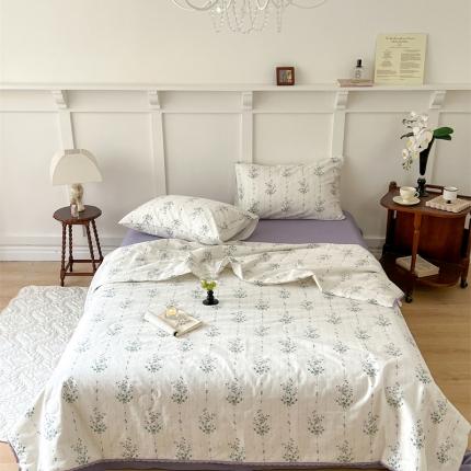 91家纺网 家纺一手货源 找家纺 棉眠 2023 全棉夏被 罗马假日夏被