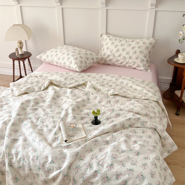 91家纺网 家纺一手货源 找家纺 棉眠 2023 全棉夏被 伊思玫夏被