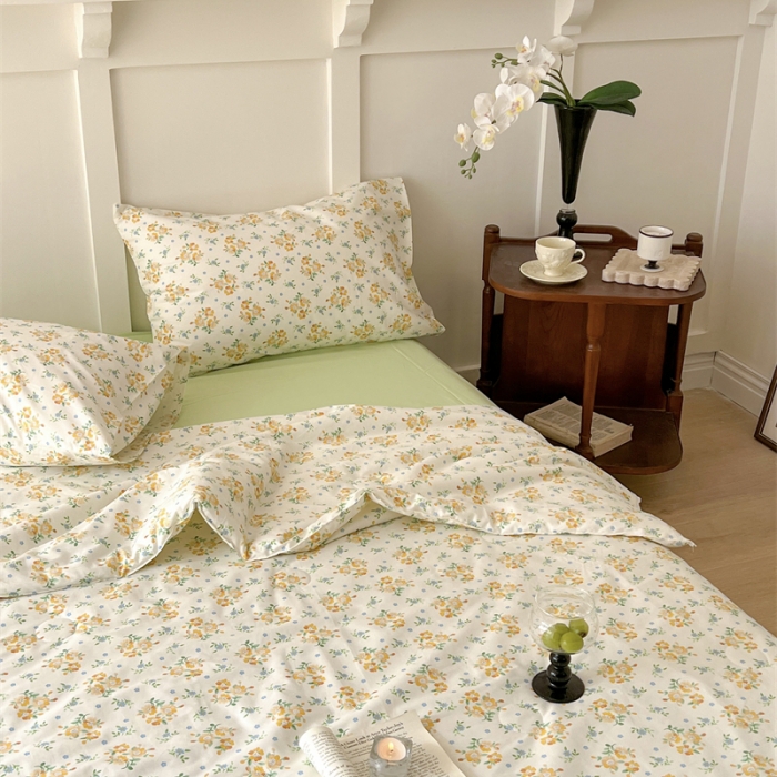 91家纺网 家纺一手货源 找家纺 棉眠 2023 全棉夏被 洋兰夏被