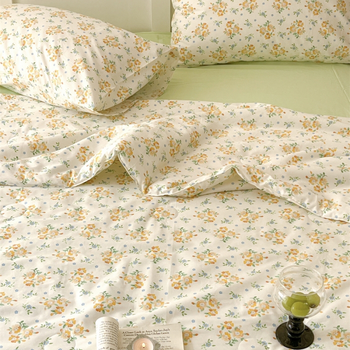 91家纺网 家纺一手货源 找家纺 棉眠 2023 全棉夏被 洋兰夏被