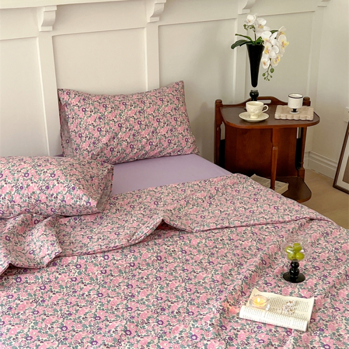 91家纺网 家纺一手货源 找家纺 棉眠 2023 全棉夏被 紫嫣夏被