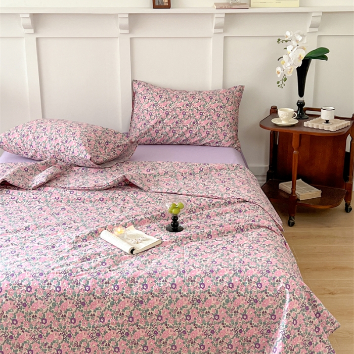 91家纺网 家纺一手货源 找家纺 棉眠 2023 全棉夏被 紫嫣夏被